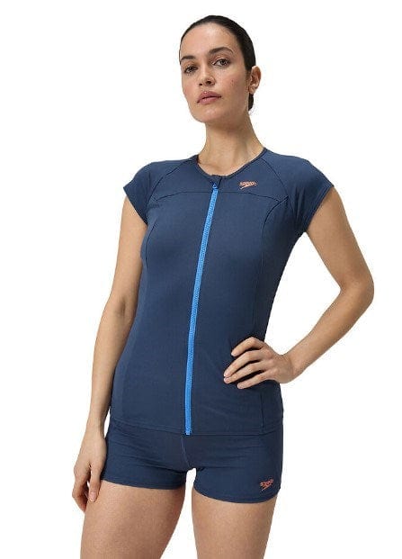 Load image into Gallery viewer, Speedo Womens Cap Sleeve Sun Top
