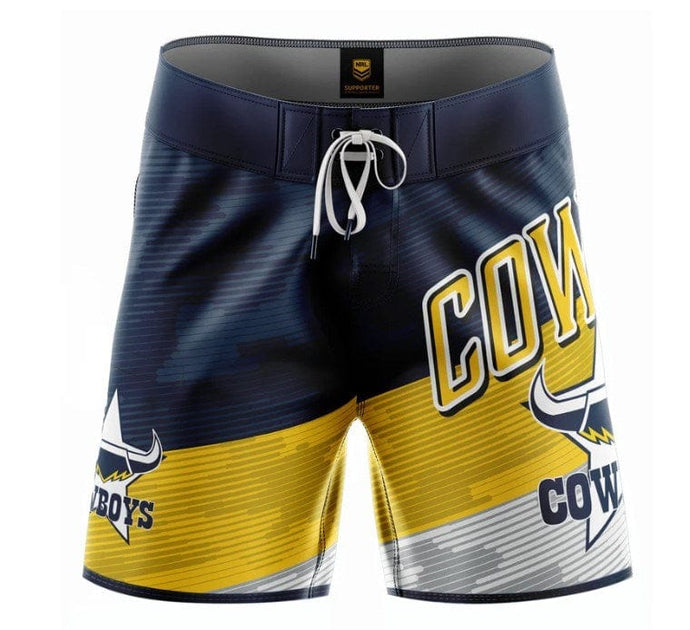 NRL Boys Cowboys Barrel Board Shorts