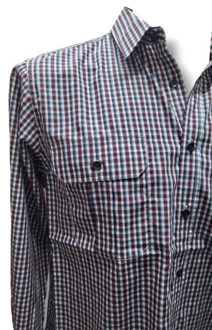 Load image into Gallery viewer, Cipollini Mens Long Sleeve Cotton Yarn Dyed Check Shirt
