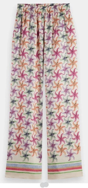 Load image into Gallery viewer, Scotch &amp; Soda Womens Gia Starfish Printed Pant
