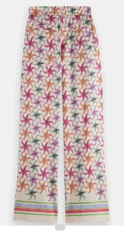 Load image into Gallery viewer, Scotch &amp; Soda Womens Gia Starfish Printed Pant
