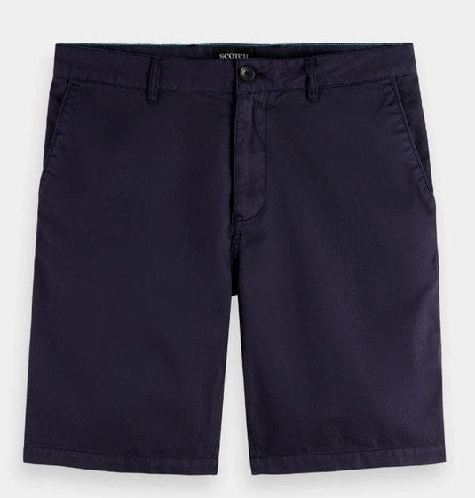 Scotch & Soda Mens Stuart Garment-Dyed Twill Shorts