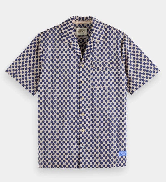 Load image into Gallery viewer, Scotch &amp; Soda Mens Printed Short Sleeved Shirt
