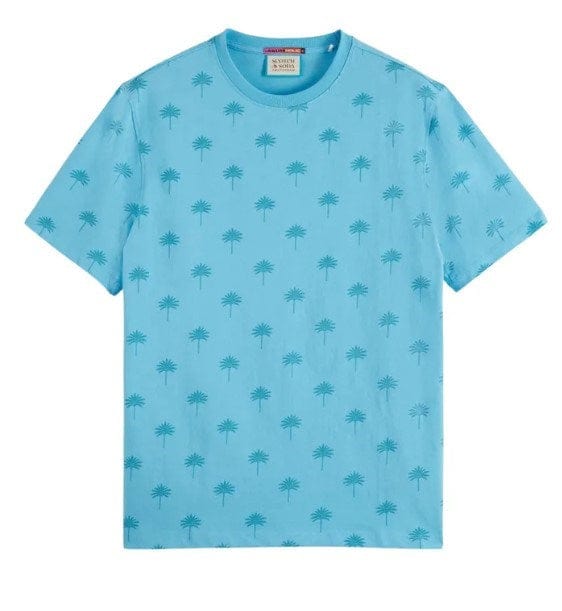 Scotch & Soda Mens Lago Mini AOP T-Shirt