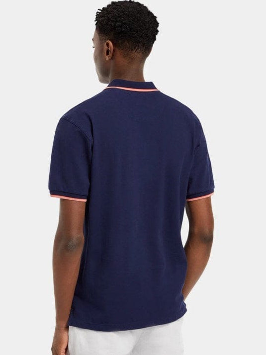 Scotch & Soda Mens Tipping Polo Shirt