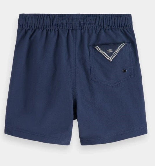 Scotch & Soda Boys Short -Length Placed Artwork Swimshorts