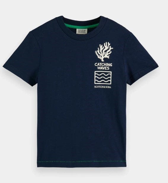 Scotch & Soda Boys Sunlight Activated Artwork T-Shirt