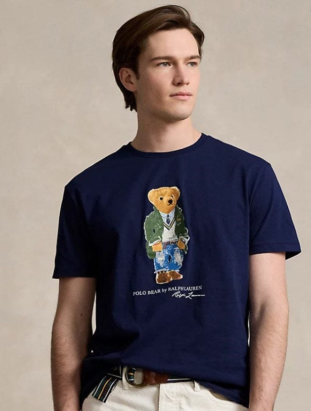 Load image into Gallery viewer, Ralph Lauren Mens Classic Fit Polo Bear Jersey T-Shirt
