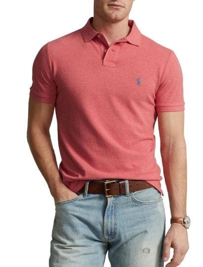 Ralph Lauren Men Custom Slim Fit Mesh Polo Shirt