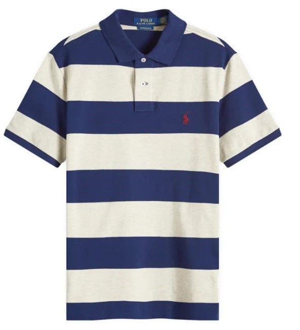 Load image into Gallery viewer, Ralph Lauren Mens Rugby Stripe Polo Shirt
