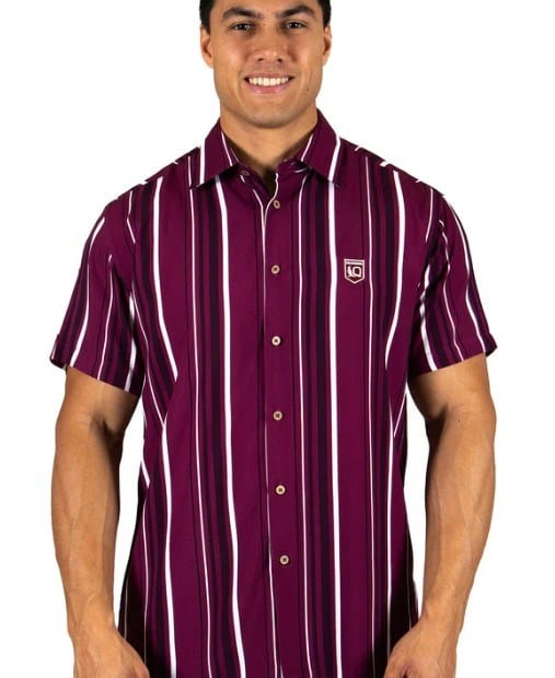 Load image into Gallery viewer, NRL Mens QLD Maroons Sorrento Party Shirt
