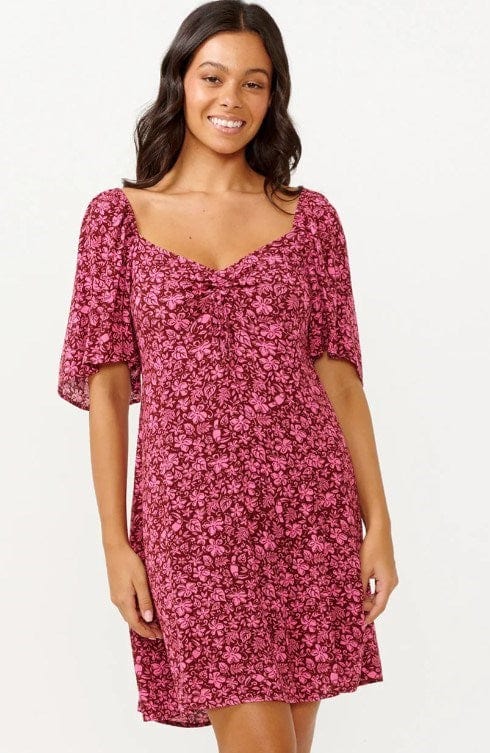 Load image into Gallery viewer, Rip Curl Womens Beach Party Short Sleeve Mini Dress
