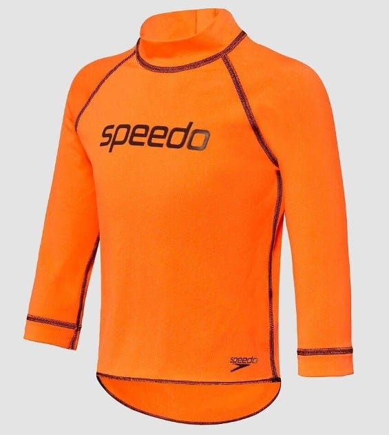 Speedo Boys Logo Long Sleeve Suntop