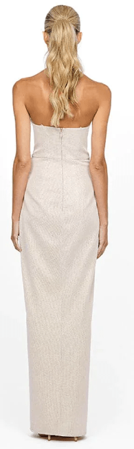 Load image into Gallery viewer, Bariano Womens Allegra Strapless Scoop Neck Maxi Dress
