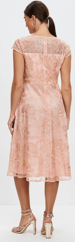 Load image into Gallery viewer, Pink Ruby Womens Sophistication A Line Dress
