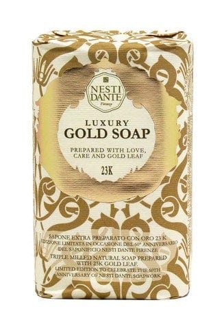 Load image into Gallery viewer, Saison Nesti Dante Luxury Gold Leaf Soap
