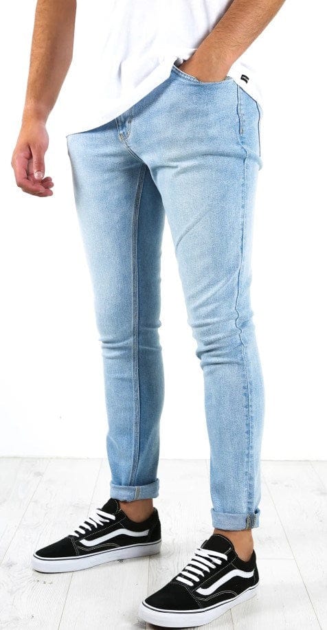 Load image into Gallery viewer, Lee Mens Z-One Skinny Tapered Leg Jeans in Artillery Blue
