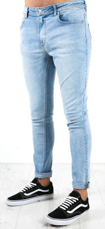 Load image into Gallery viewer, Lee Mens Z-One Skinny Tapered Leg Jeans in Artillery Blue
