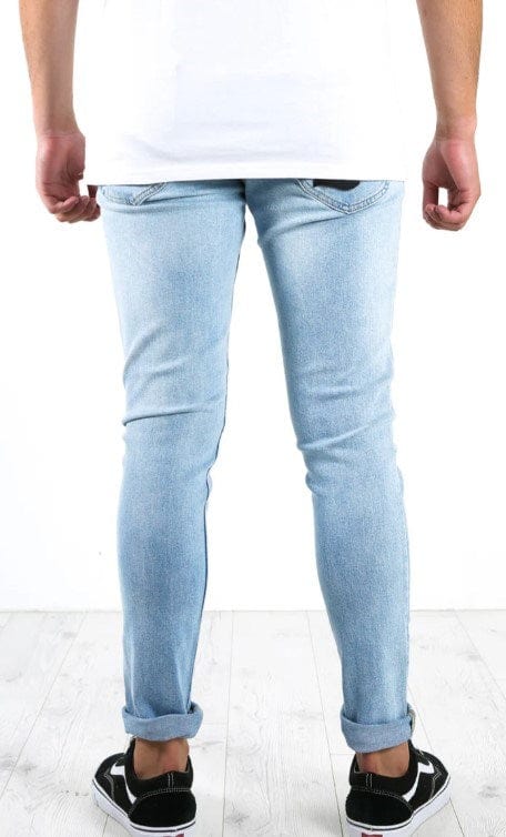 Load image into Gallery viewer, Lee Mens Z-One Skinny Tapered Leg Jeans in Artillery Blue
