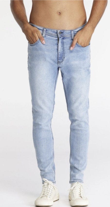 Lee Mens Z-Two Slim Tapered Leg Jeans in Daystone Blue