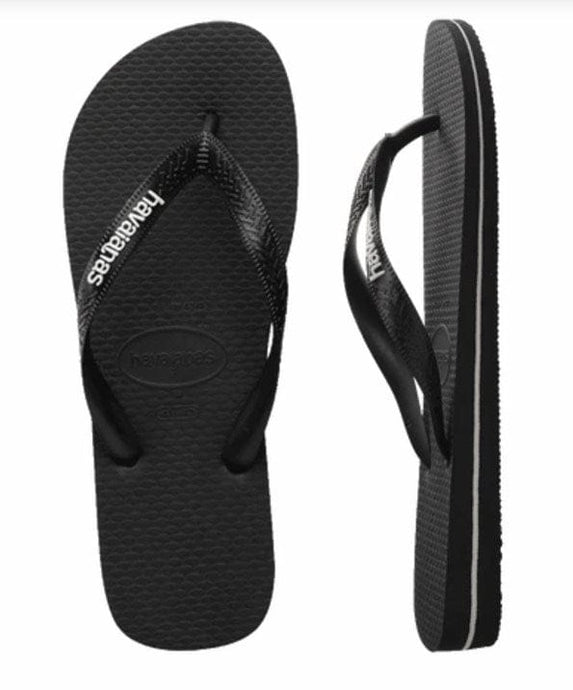 Havaianas Mens Rubber Logo Thongs