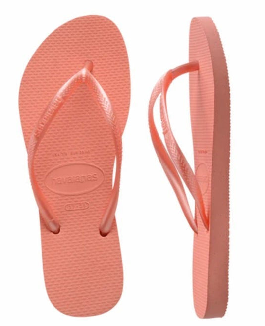 Havaianas Womens Slim Metallic Thongs