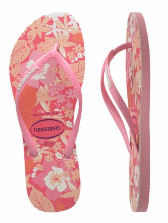 Load image into Gallery viewer, Havaianas Womens Slim Ditsy Bloom Thongs
