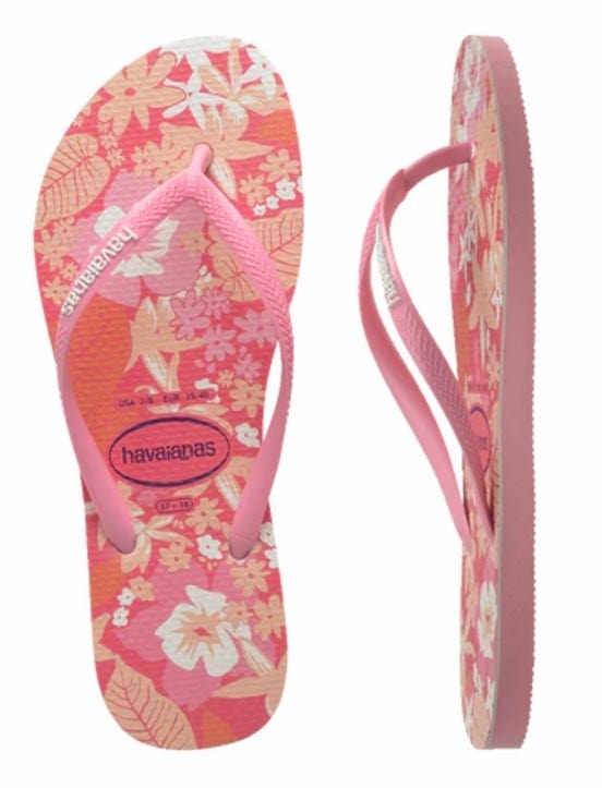 Load image into Gallery viewer, Havaianas Womens Slim Ditsy Bloom Thongs
