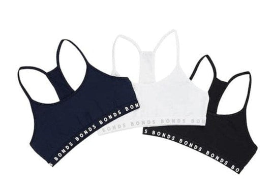 Bonds Girls Hipster Racer Crop 3 Pack