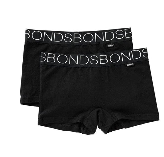 Bonds Girls Stretchies Shortie 2 Pack