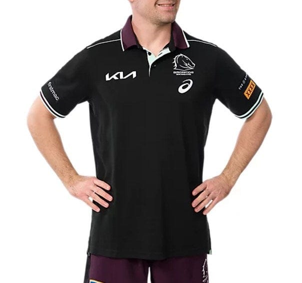 Load image into Gallery viewer, Asics Brisbane Broncos Team Polo
