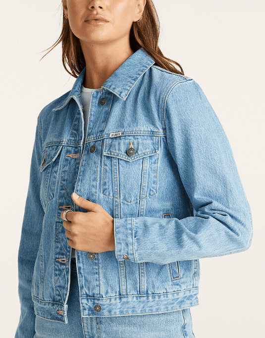 Riders Womens Denim Killer Blue Jacket Jeans - Regular Slim Fit