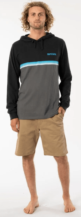 Rip Curl Mens Surf Revival Long Sleeve Hooded Jumper