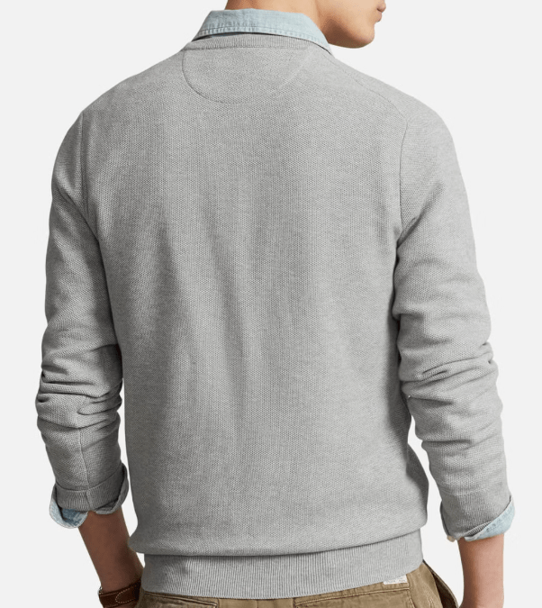 Load image into Gallery viewer, Ralph Lauren Mens Mesh-Knit Cotton Crewneck Jumper
