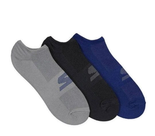 Skechers Mens 3 Pack Non Terry No Show Socks