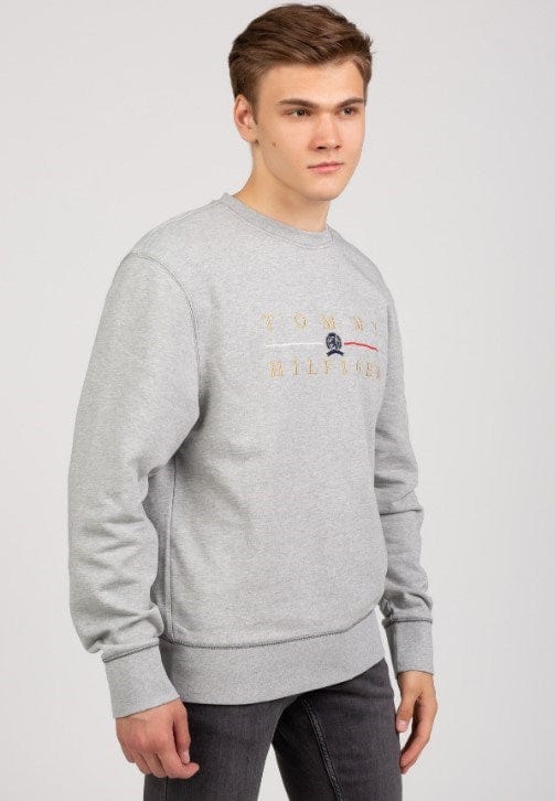 Tommy Hilfiger Mens Wcc Icon Crest Heath Sweatshirt