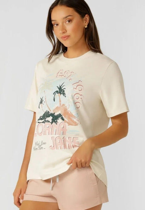 Lorna Jane Womens Summer Days Relaxed T-Shirt