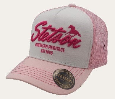 Load image into Gallery viewer, Stetson Classic Trucker Cap Pink
