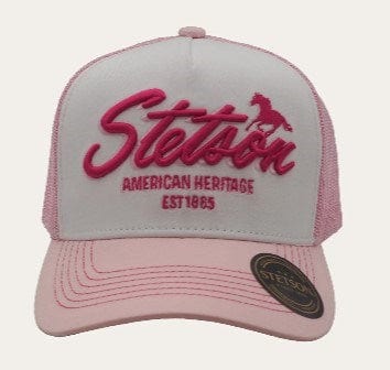 Load image into Gallery viewer, Stetson Classic Trucker Cap Pink
