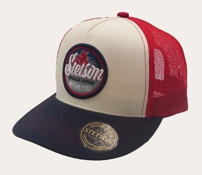 Load image into Gallery viewer, Stetson Mototcycle Trucker Cap Navy
