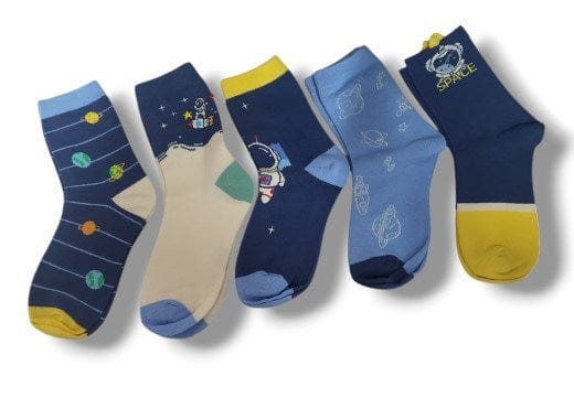 Me Master Boys Space 5 Pack Socks