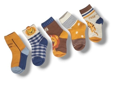 Me Master Boys Lion 5PCs Socks