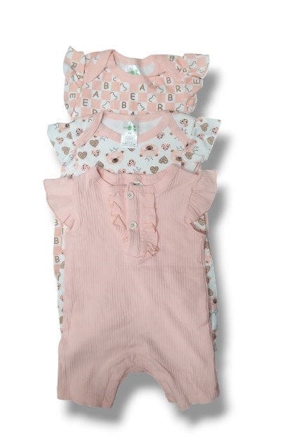 Me Master Baby Pink Bear 3 Piece Set