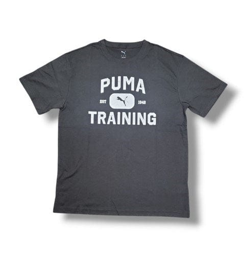 Puma Mens Graphic Train Logo Relaxed Tee Puma