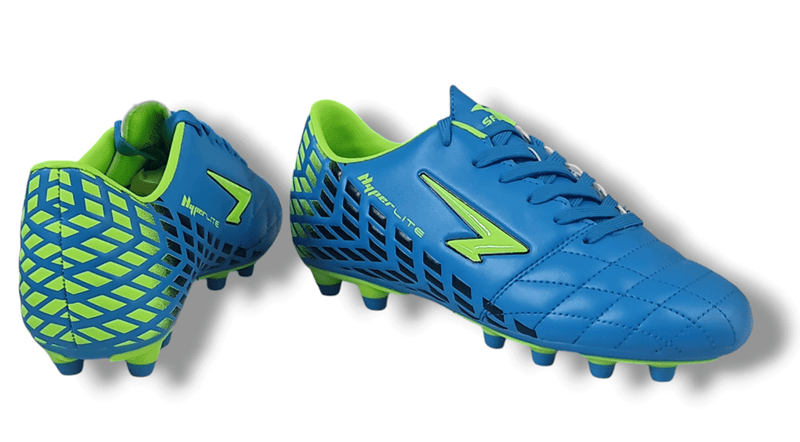 Load image into Gallery viewer, Sfida Junior Kids Katana Junior Football Running Blue/Lime Shoes
