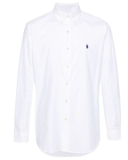 Ralph Lauren Mens Pony Embroidered Poplin Shirt