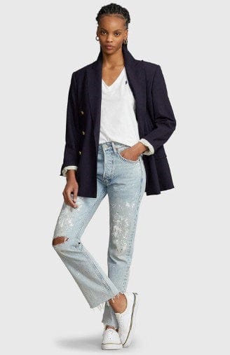 Load image into Gallery viewer, Ralph Lauren Womens Jersey V-Neck T-Shirt
