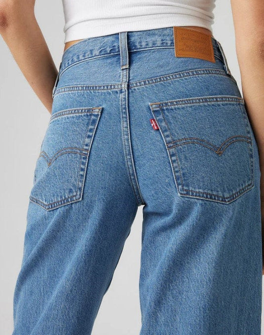 Levis Womens Baggy Dad Jeans - Own it Stone