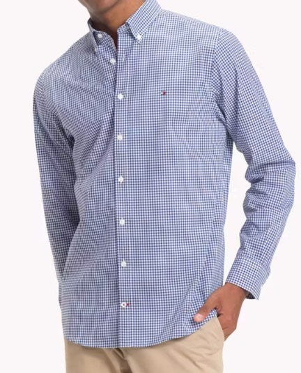 Load image into Gallery viewer, Tommy Hilfiger Mens Oxford Gingham Shit
