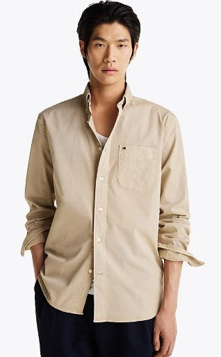 Tommy Hilfiger Mens Relaxed Fit Twill Shirt